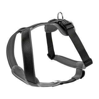 Hunter Hundegeschirr Neopren schwarz/grau XS