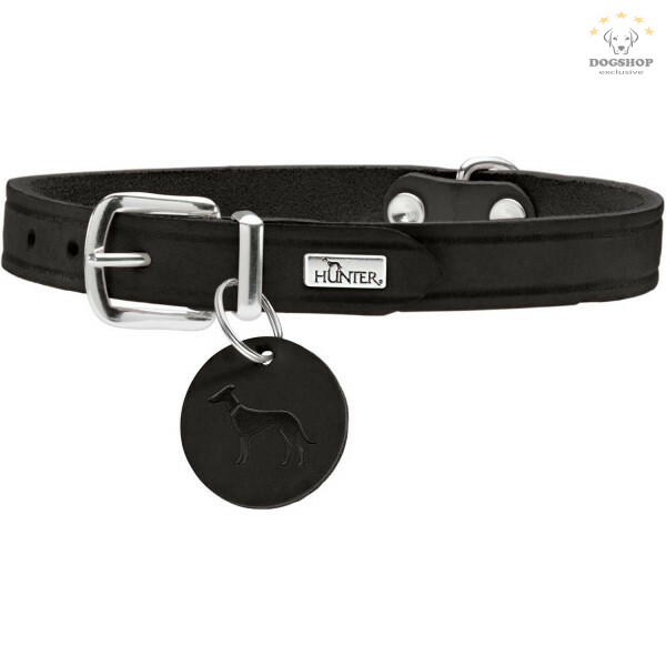 HUNTER Lederhalsband aus Softvollrindleder günstig kaufen auf