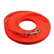 BioThane® Schleppleine flach orange 9 mm 10 m