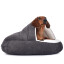 Mypado Shell Comfort Hundehöhle grau 95 x 95 Standard mit Dachstabilisierung