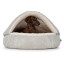Mypado Shell Cord Hundehöhle grau M Ø 75 cm S (Kaltschaum) ohne Lehne