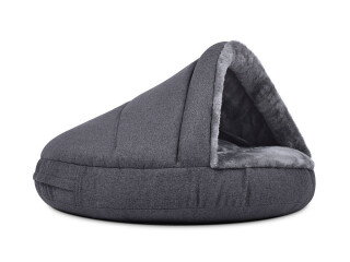Mypado Shell Fake Fur Hundehöhle Anthrazitmausgrau  M 75 x75 Standard