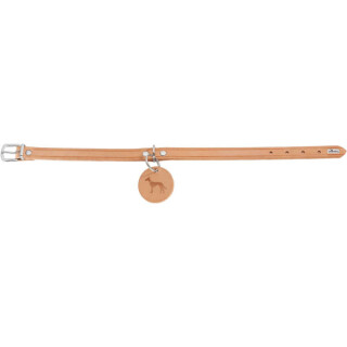 Lederhalsband Aalborg natur 60 (L= 45 - 55 cm / B= 2,5 cm)