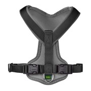 Hunter Hundegeschirr Neopren schwarz/grau XS
